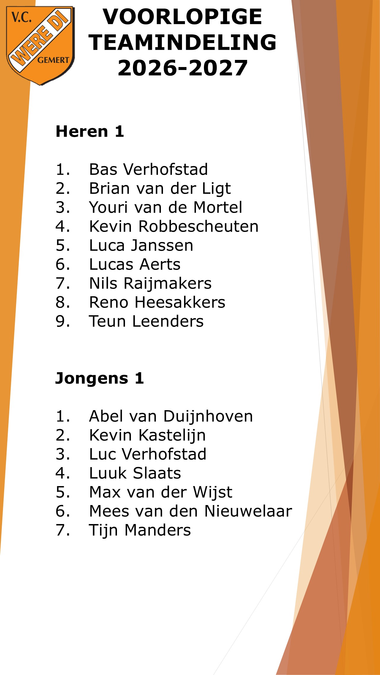 2026 2026 Heren1 Jongens1